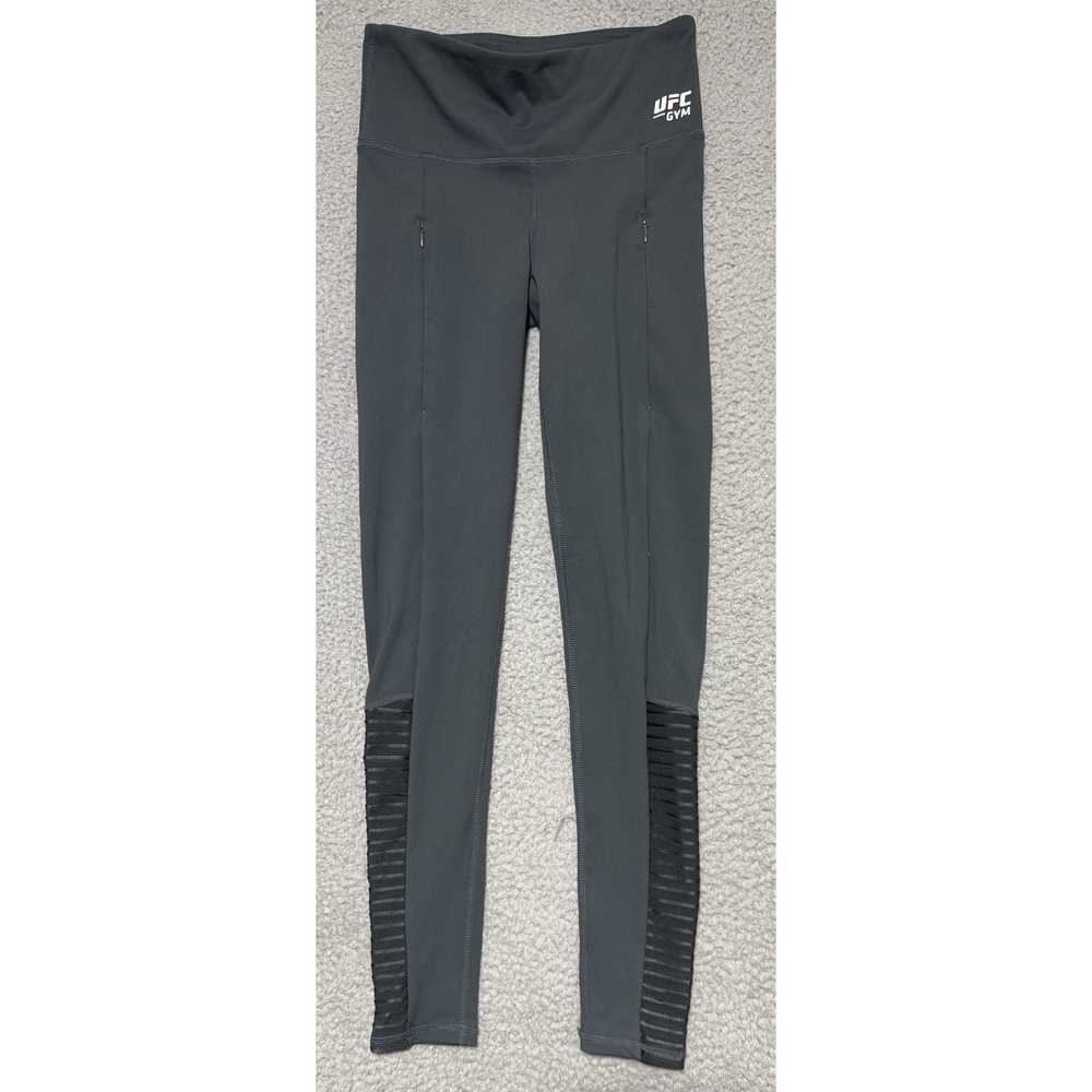UFC Gym Womens Size Small Grey Leggings Yoga Pants Gym Workout